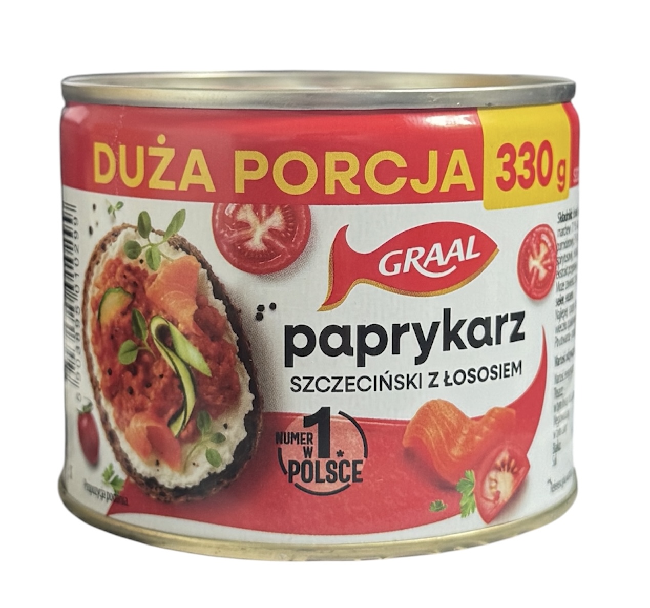 Graal Paprykarz Szczecinski z lososiem 330g x24 St.