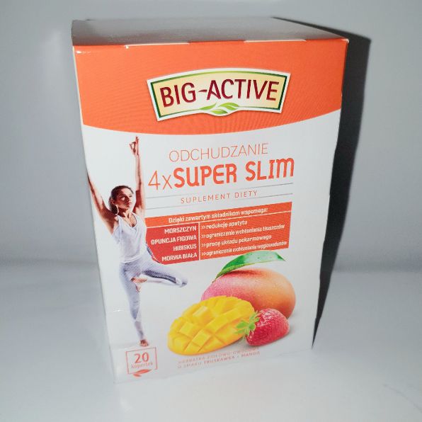 BIG ACTIVE 4XSUPER SLIM ODCHUDZANIE [2G*20T*12Karton 2 st]