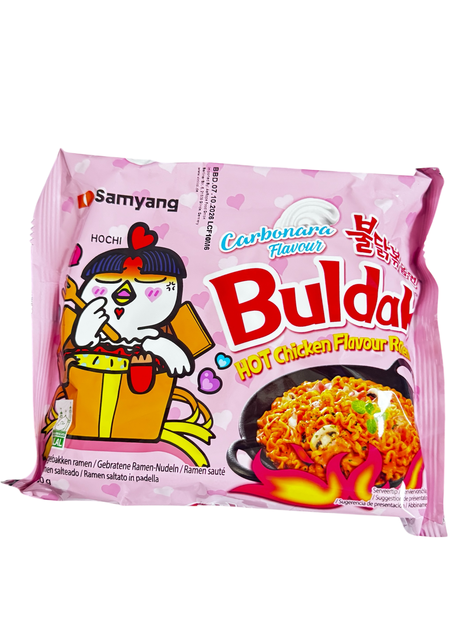 SAMYANG  Instant-Nudeln Scharfes Huhn Carbonara ,20st  X 130 gr