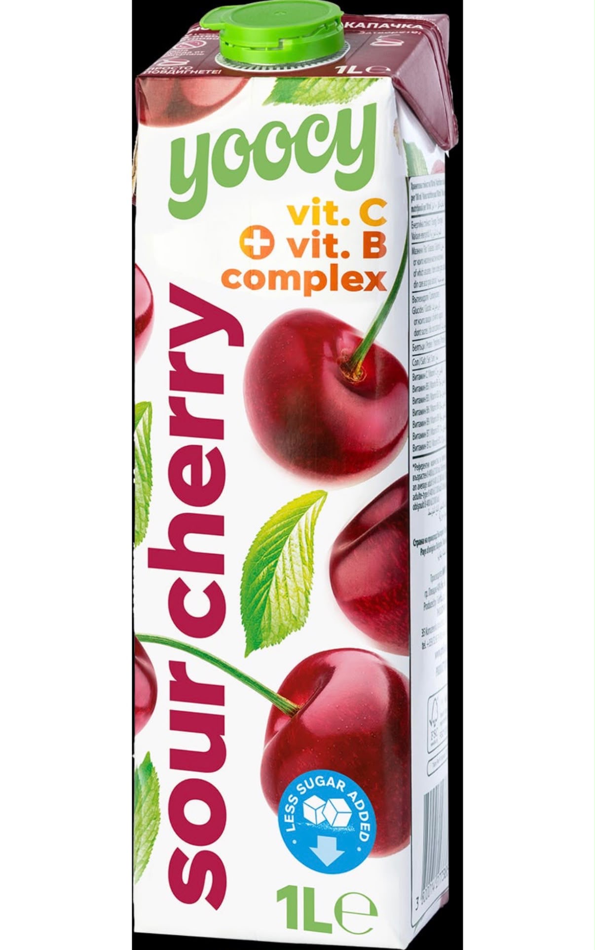 Youcy Sour Cherry Fruchtgetränk 1L x 6st (saure Kirsche)