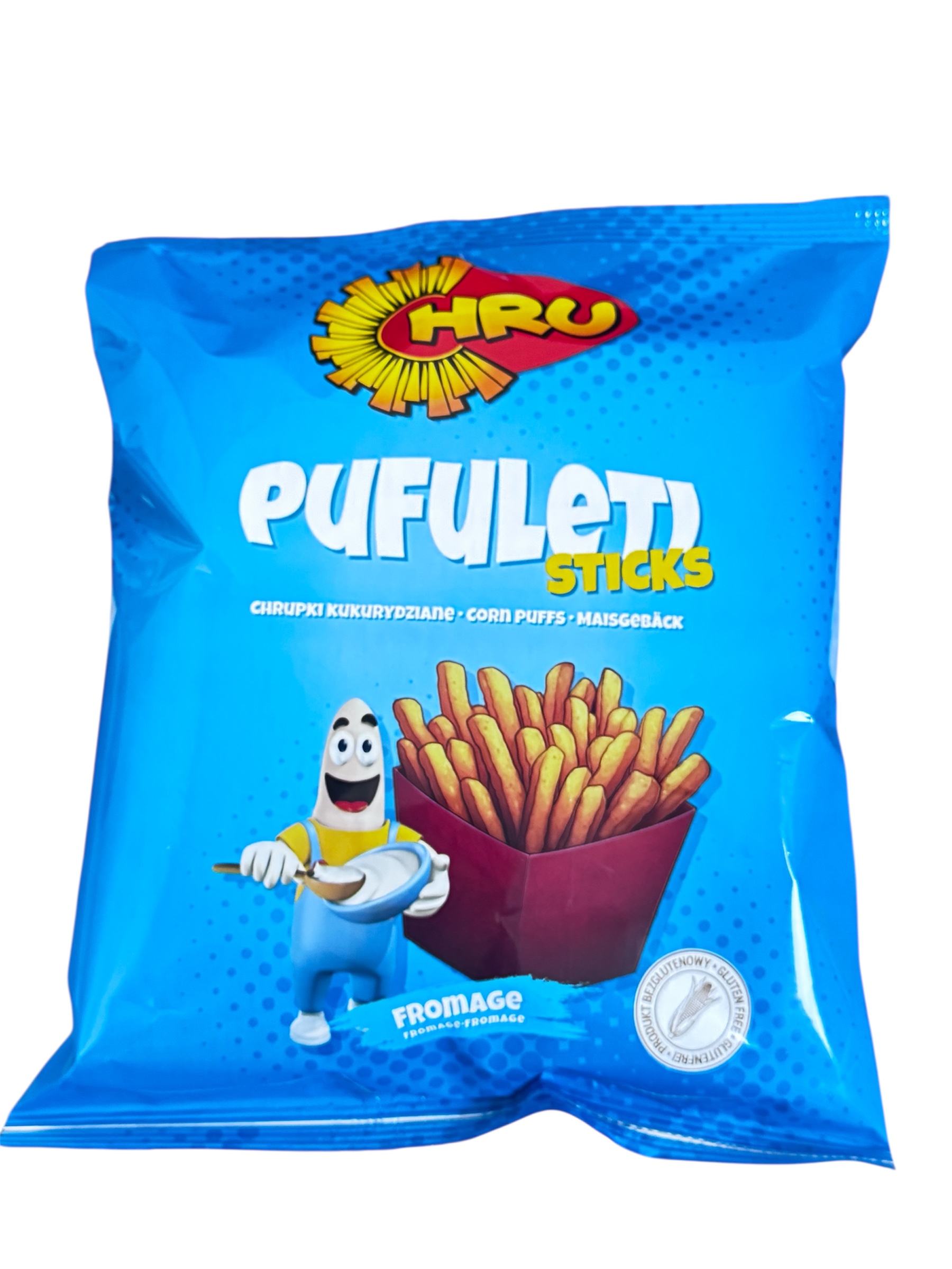 Chru Pufuleti Sticks mit Fromage geschmack  65gr x 24st. (Maissticks)