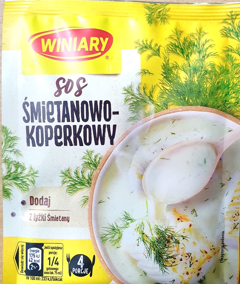 Sos Smietankowo- Koperowy  37st x 27 gr Winiary / Fischsoße