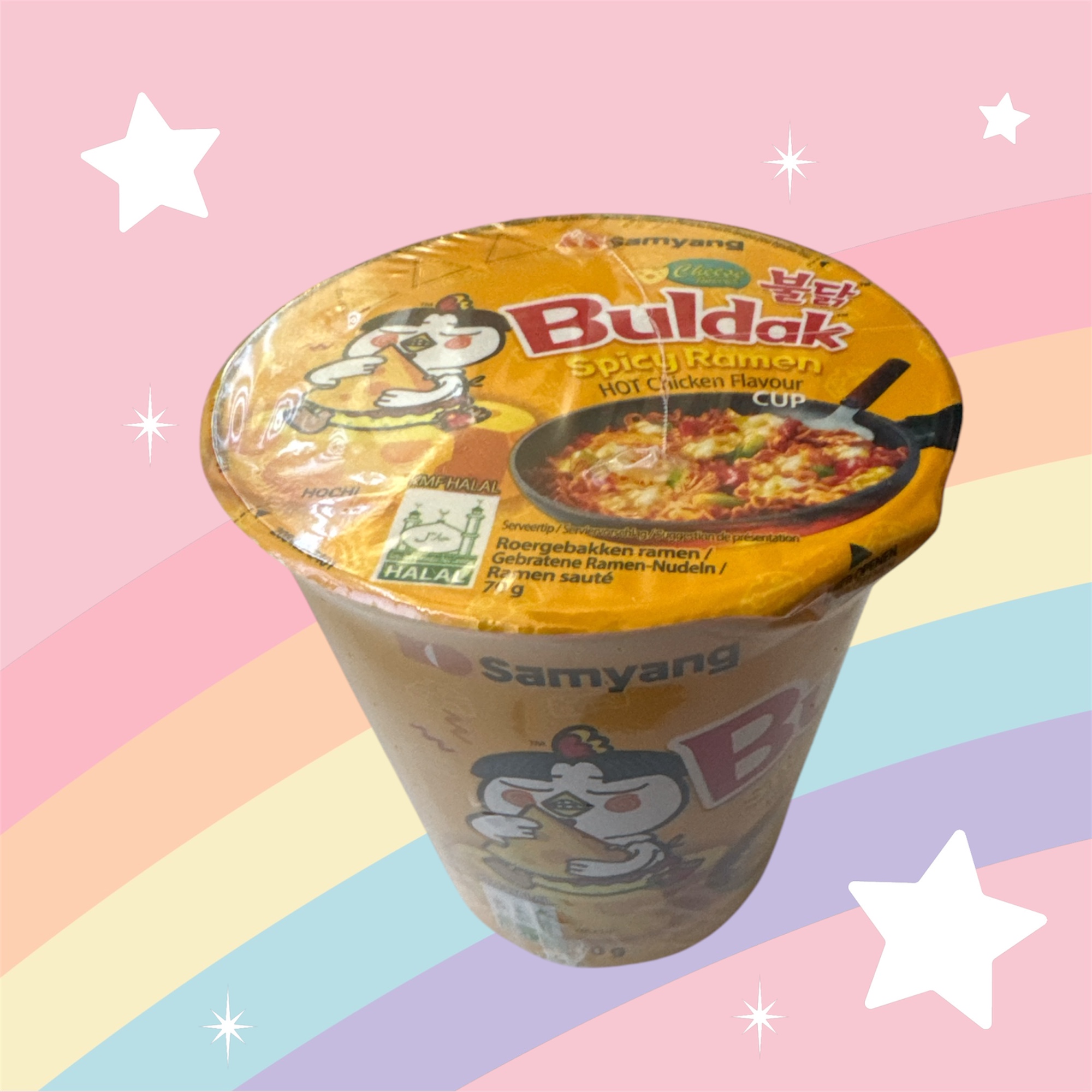 SAMYANG INST NUDELN Chicken  Cheese  RAMEN 30 X 70G ( Käse )