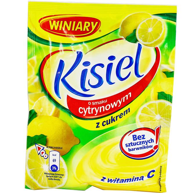 Kisiel o smaku Cytrynowym  z cukrem 77g x 25st. / Dessertpulver Winiary