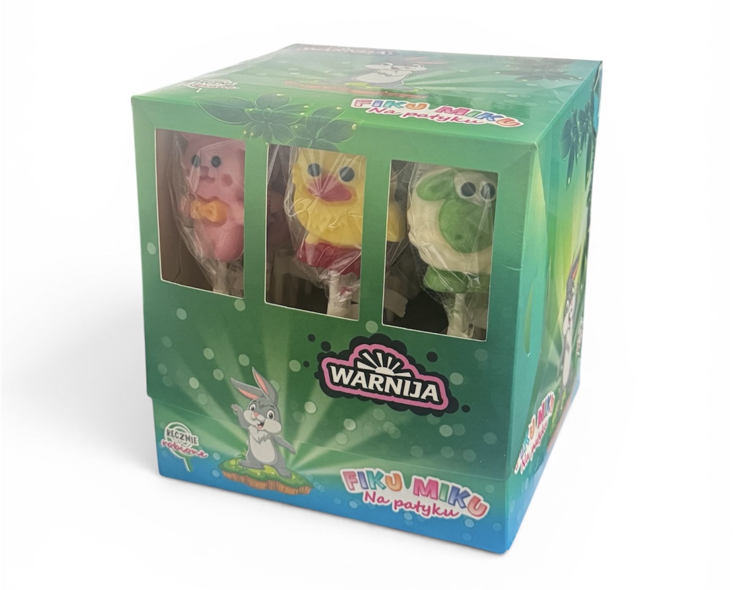 Warnija Lizak Fiku Miku na Patyku 25g x 24st  (lollipops)