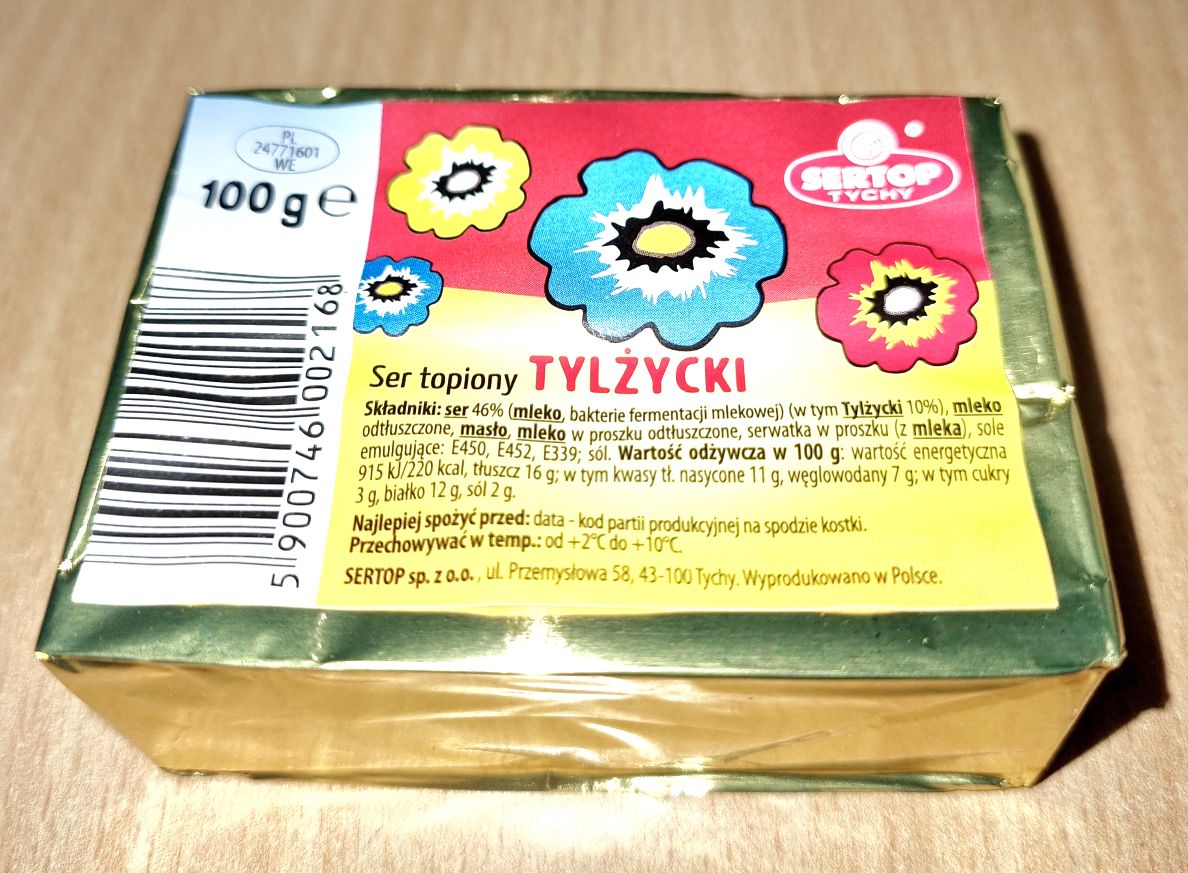 Ser Sertop 100 gr x 10 st  Tylzycki  ( Schmelzkäse )