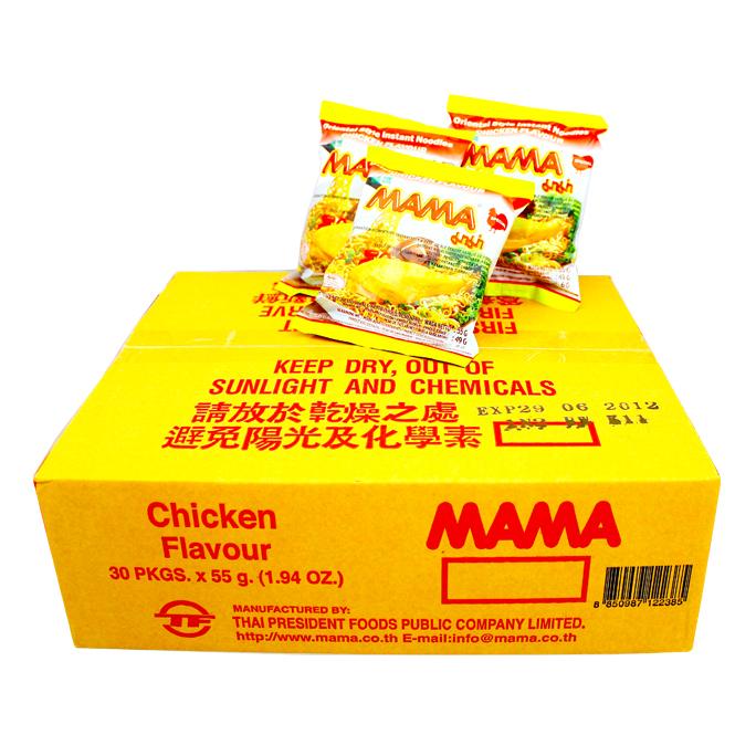MAMA Instant Nudeln 55 g x 30st Huhn Geschmack  pack  6 kart