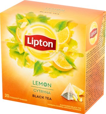 Lipton Herbata czar. Lemon 34g(20Beut.) x 12St.