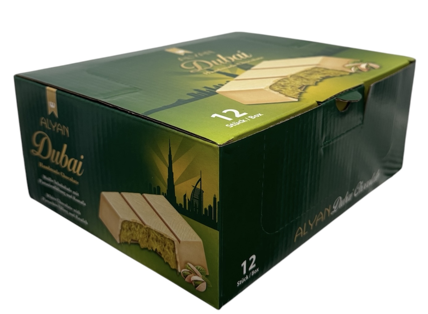 Alyan White  Dubai Schokolade 100g x 12st