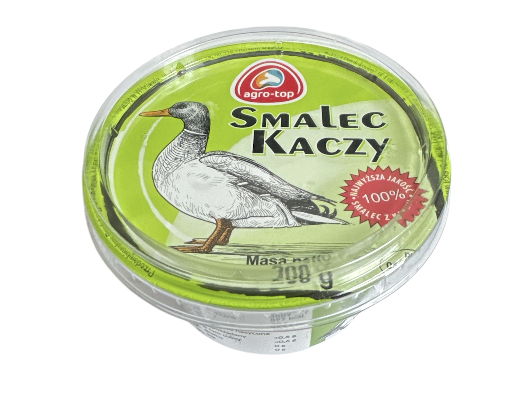 Agro-top Smalec Kaczy / Entenfett 200g x 18stk