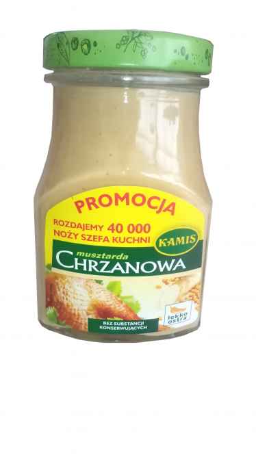 Kamis Musztarda Charzanowa    8St. x 185g  Senf