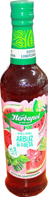 Syrop  Arbus-Mieta| Wassermelone-Minze 8 x 420ml / Wassermelona-Minz Sirup