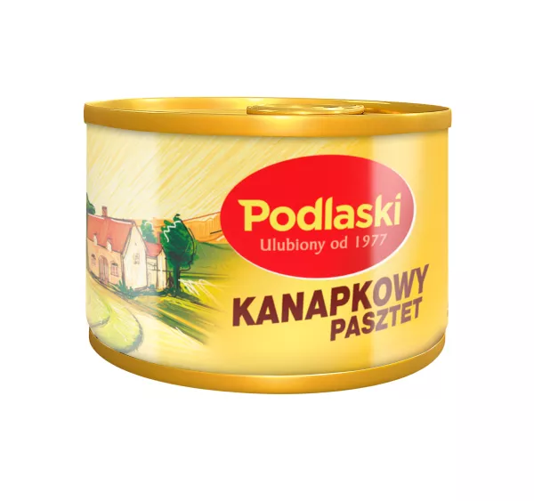 DROSED Podlaski Pasztet z Kurczat KANAPKOWY 155g x 12St (Pastete mit Hühnchen-SANDWICH)