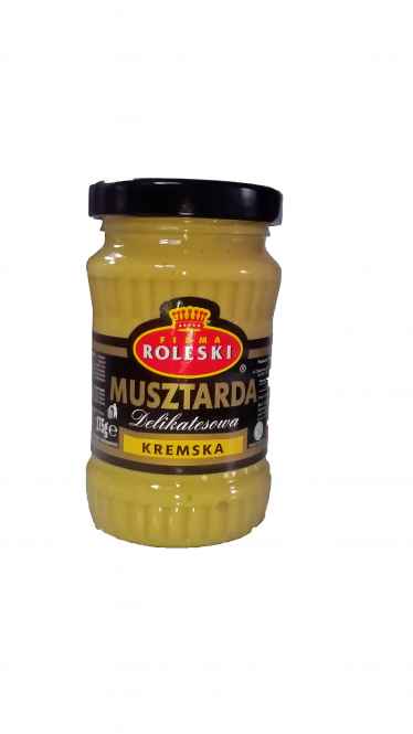 Mustarda Kremska 175 gr x 10 st Roleski    Senf