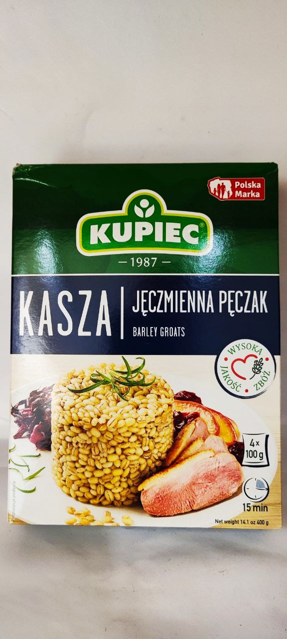 Kupiec Kasza Jeczmienna Peczak 400g x 12St (Händlergrütze)