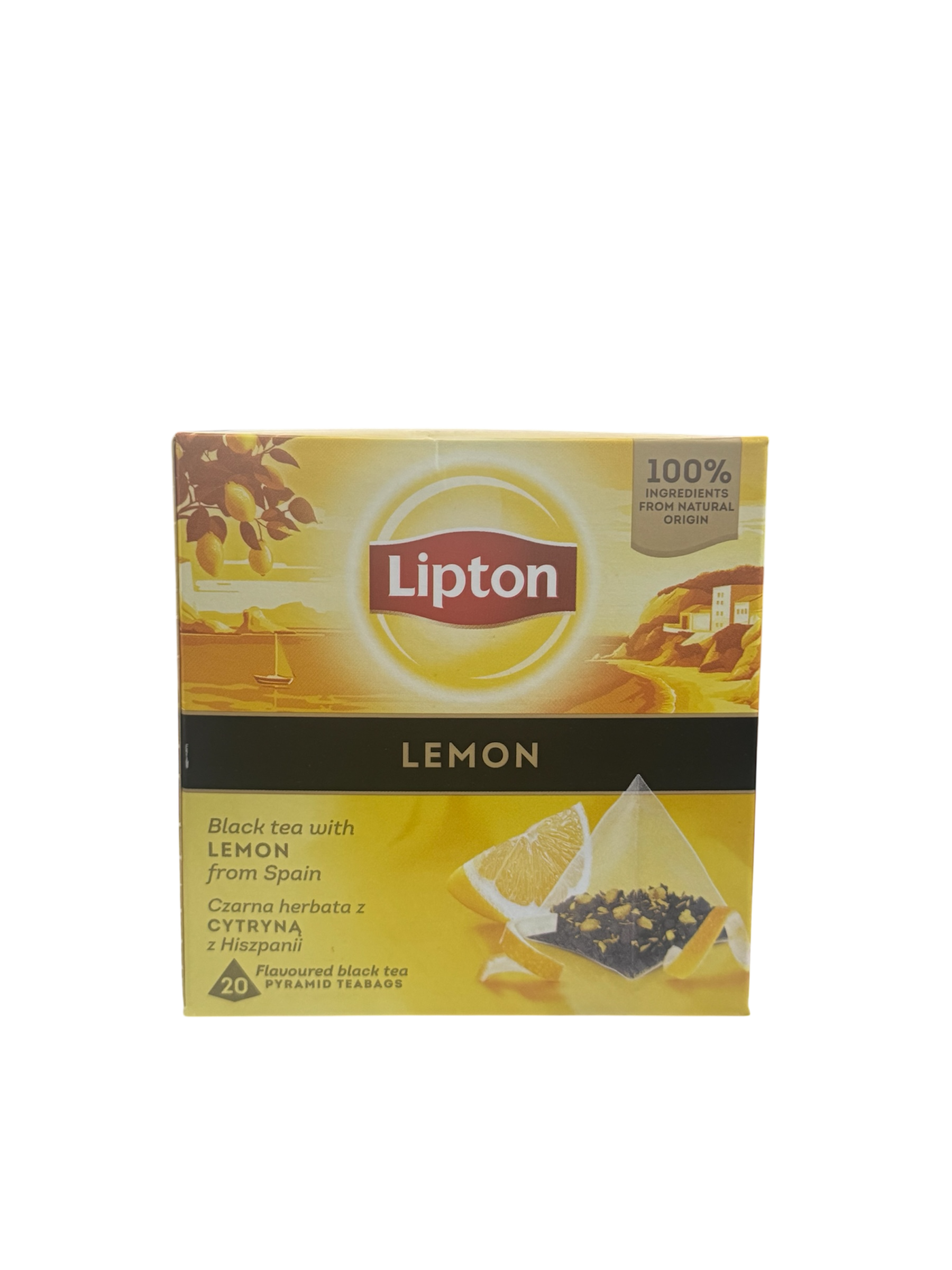 Lipton Herbata Lemon Hiszpanil 20t 1,7g x 12st (Lemon tee)