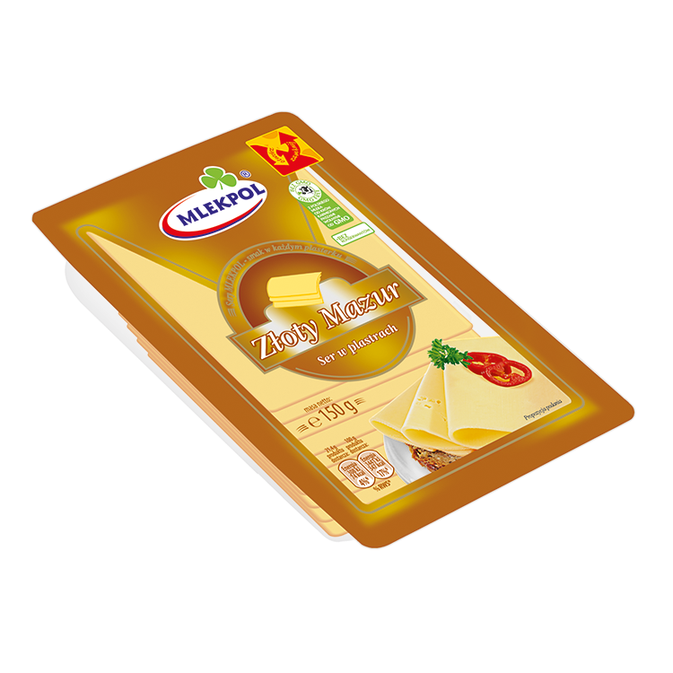Käse  Mlekpol Ser Złoty Mazur plastry 12St. x 150g
