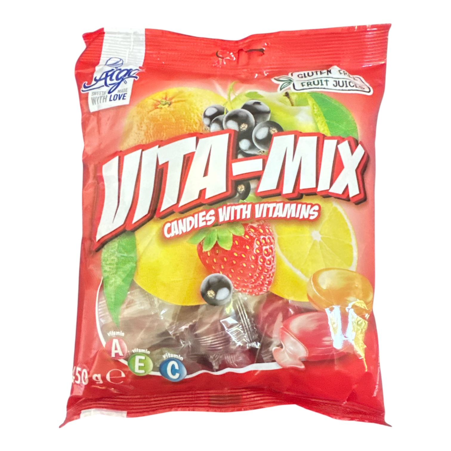 Argo Vita Mix candies with vitamins 450g x 18st (süßichkeiten mit vitaminen)