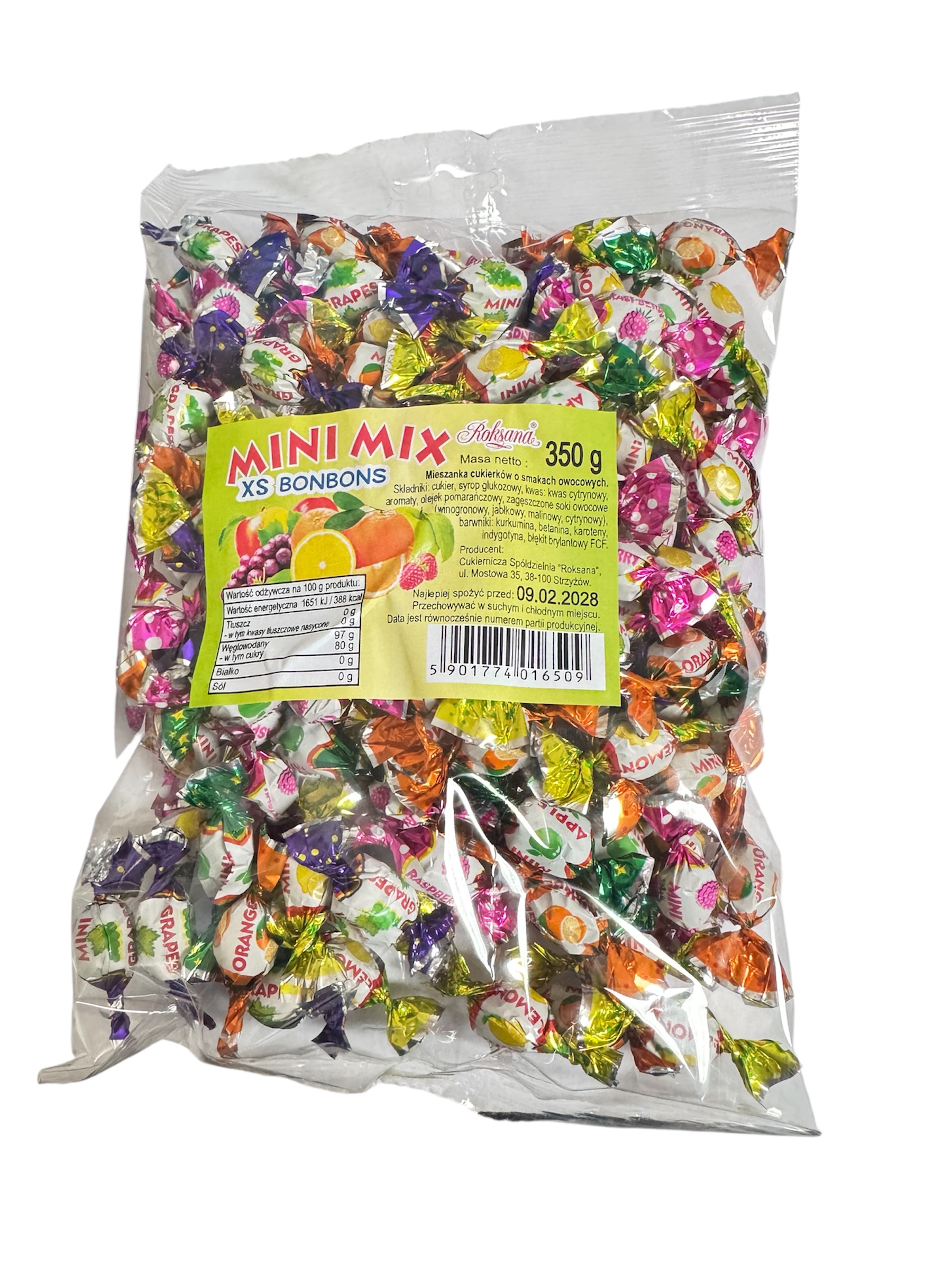Roksana Mini Mix xs Bonbons 350g x 16st (Multifrucht bonbons)