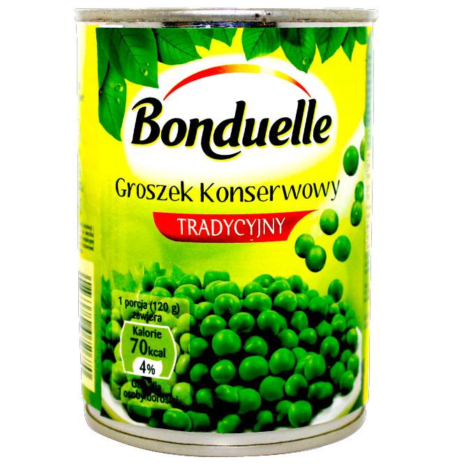 Bonduelle Groszek Konserwowy Tradycyjny 400g x 12St.