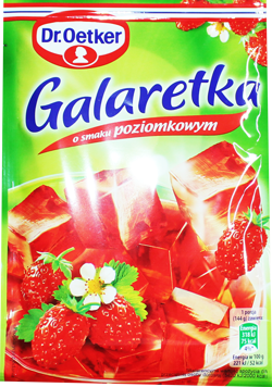 Dr.Oetker Galaretka o smak Poziomkowy  25stk x 77g (Götterspeise)
