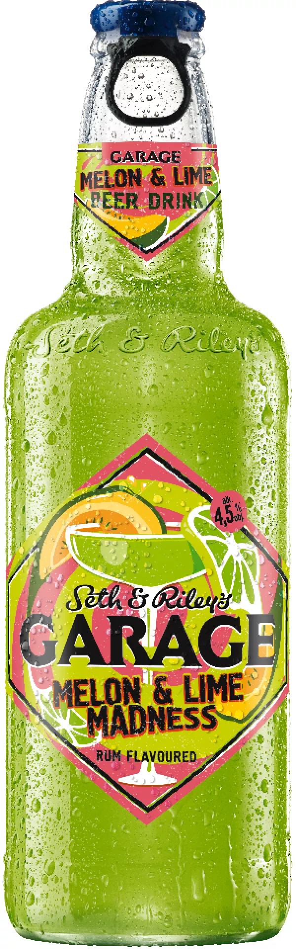 Garage Bier Melon and Lime Madness 400ml x 20 st (4,5% Alc)   +Pfand   0,25 (Melone Limeten Bier)