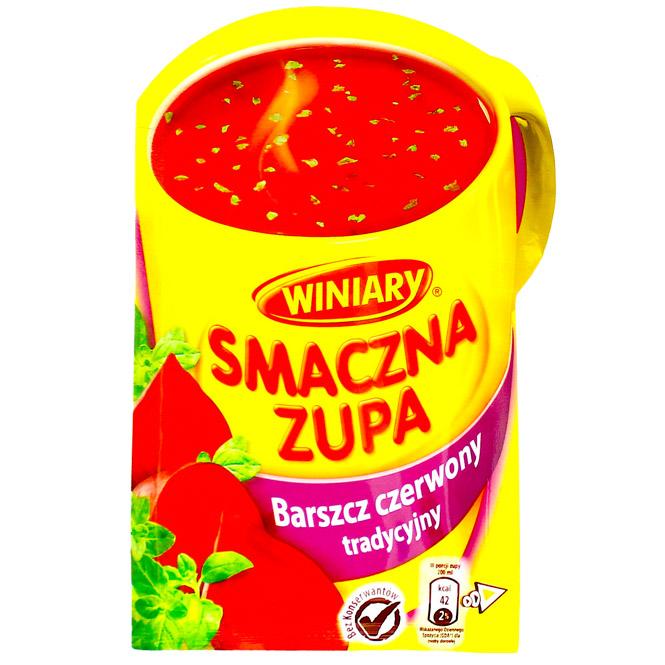 Smaczna Zupa Winiary Barcz Zerwoni 16 gr x 30st / Rote Beete- Tassensuppe