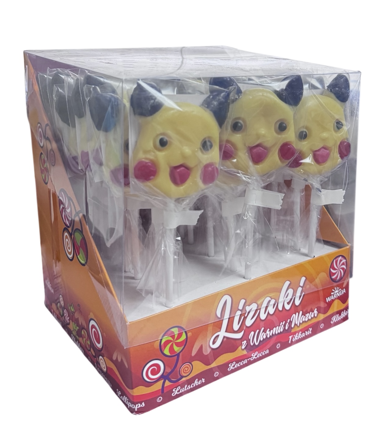 Artex Lizak Pokepops  25g x 24st (Pokemon Lollipops)