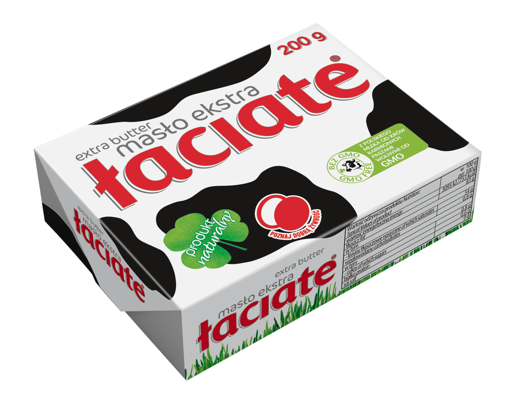 Maslo Laciate extra 82% 200g Mlekpol