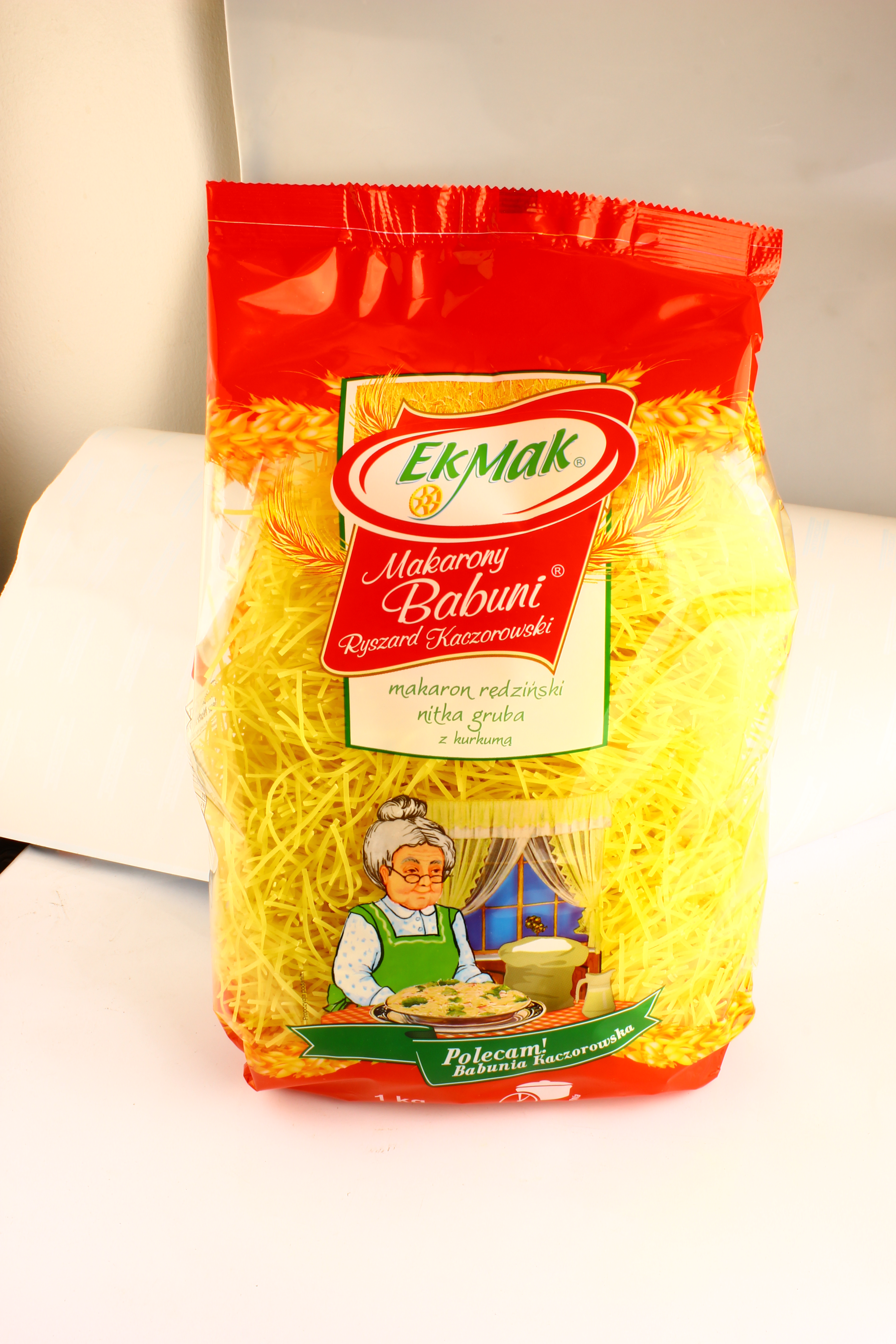 Ek Mak Makaron  Nr 12  Wstazka CIENKA  1Kg x 10Stk (Nudeln)