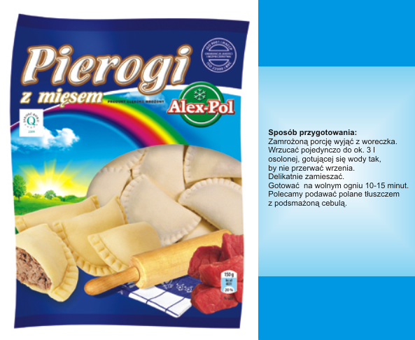 Alex-Pol Uszka z miesem 450g x 8St.