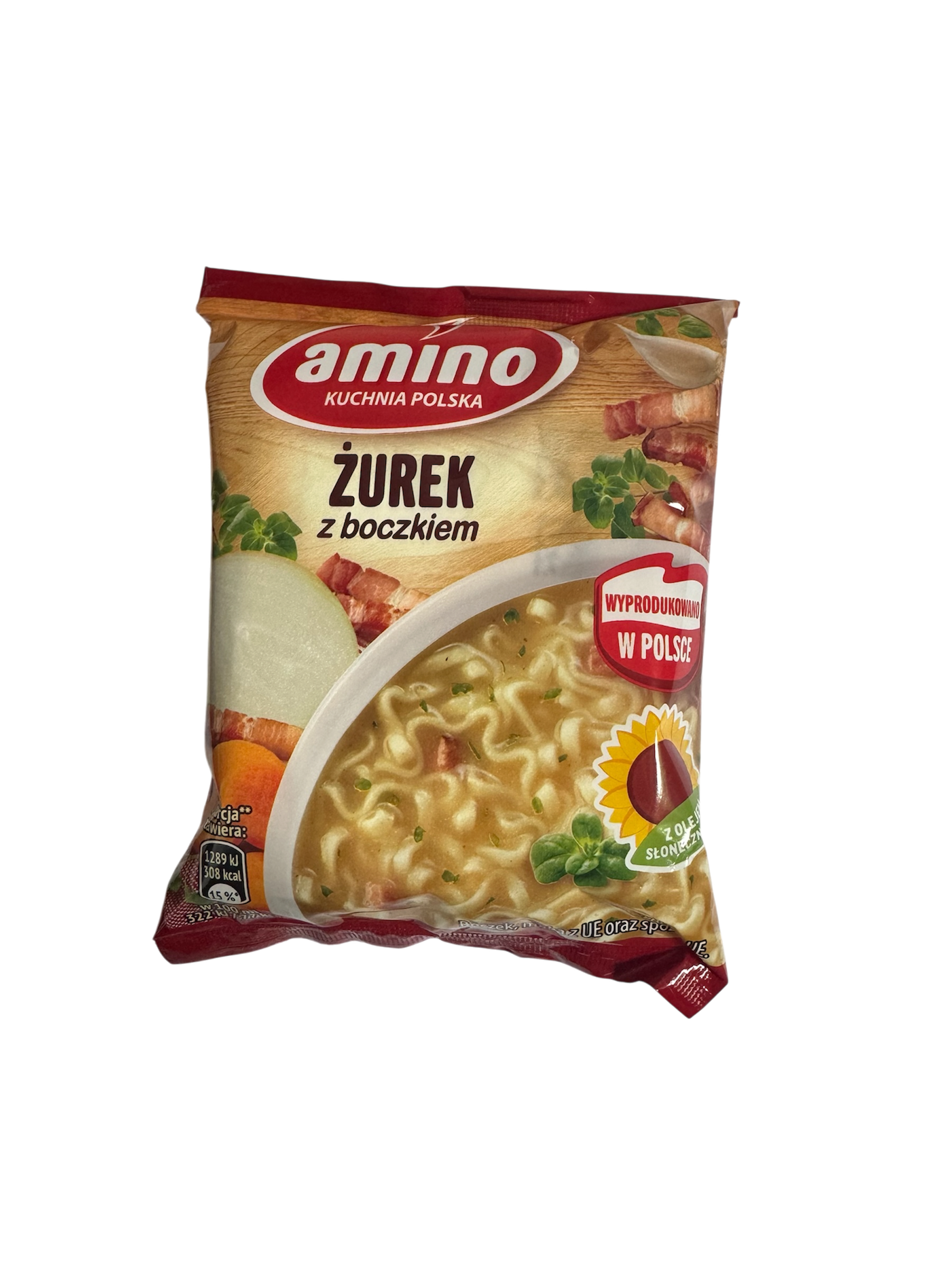 Amino Zurek z Boczkiem 64 gr x 22 st            Instantsuppen /Sauerteigsuppe