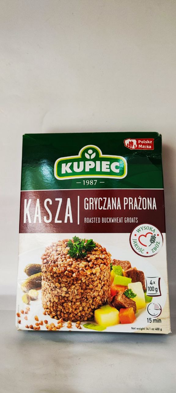 Kupiec Kasza Gryczana Prazona 400g x 12St.