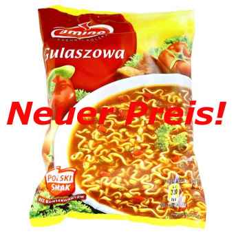 Amino Suppen Gulaszowa 59g x 22St.     Instantsuppen /Gulaschsuppe