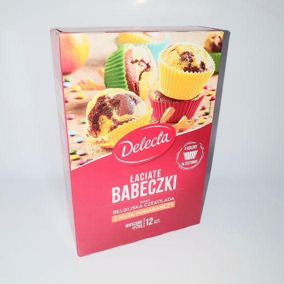 Delecta Babeczki Czekolade z Nuta Pomaranza 300g / 6 st