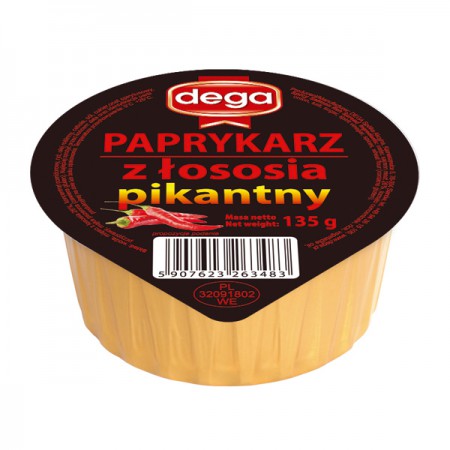 Dega Paprikarsz  z Lososia PIKANT 135 gr x 16st (Fisch Konserve)