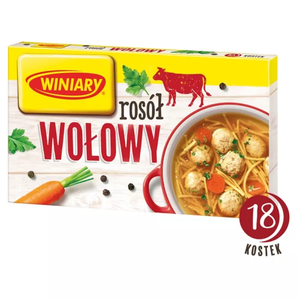 Bulion Wolowy 180 g  x 18 st Rasol (  Rindbrühe)