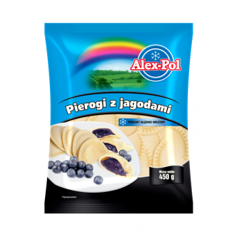 Alex-Pol Pirogi z Jagodami 450g x 8 st.