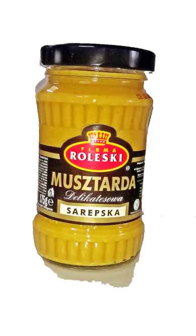Mustarda Sarepska Roleski 175 g x 10 st   Senf