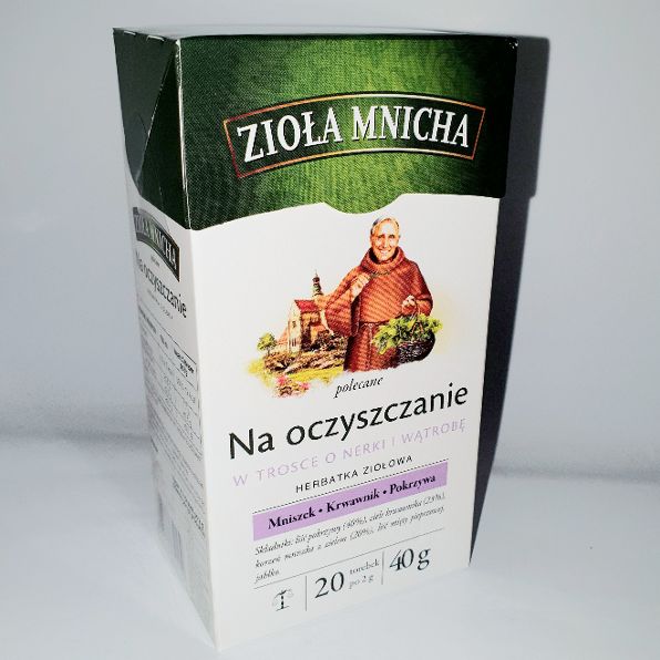 HERBAPOL HERBATA ZIOŁA MNICHA NA OCZYSZCZANIE [2G+20T*10]   TEE