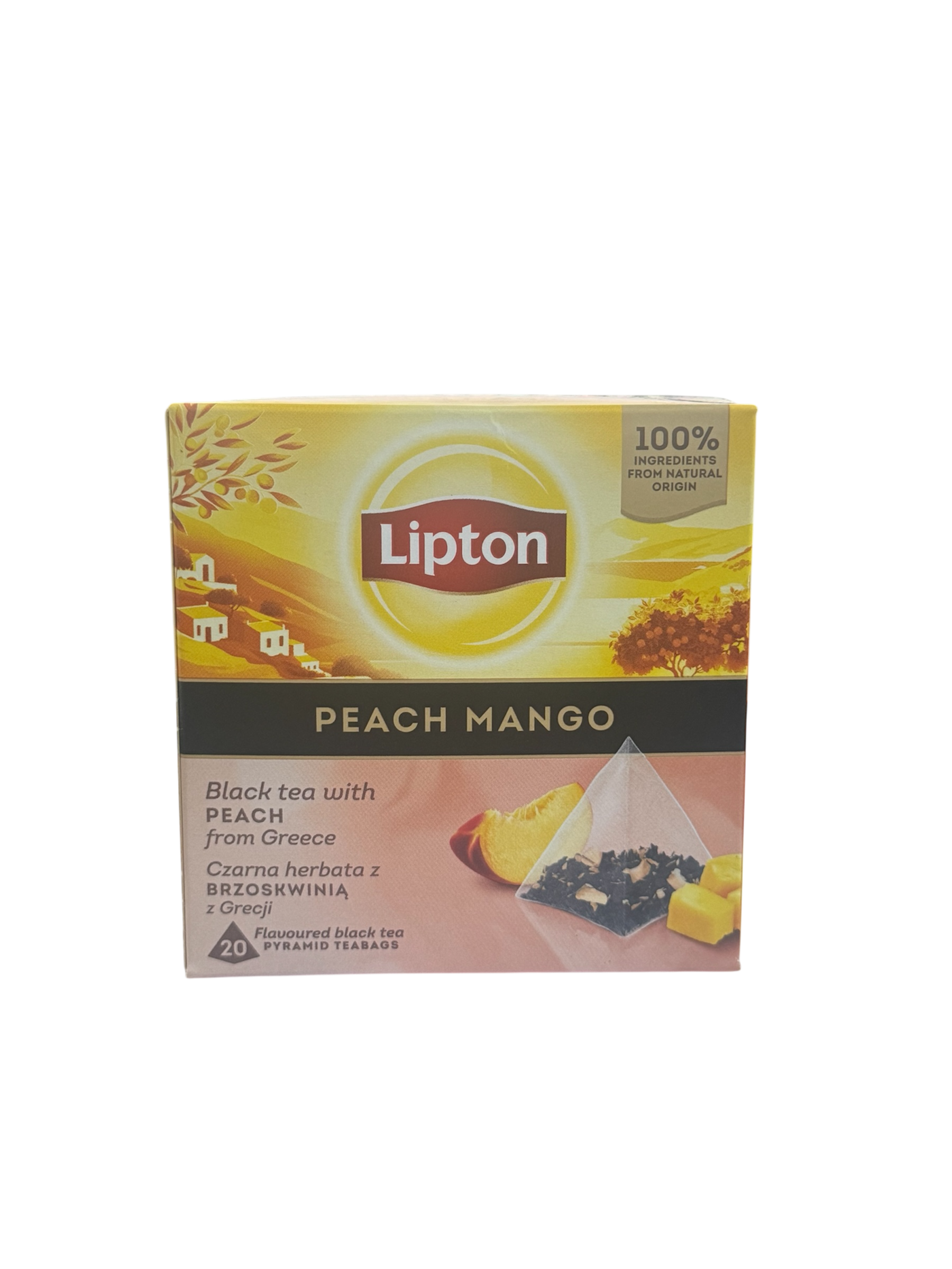 Lipton Herbata Peach Mango 20t 1,8g x 12st (Mango pfirsich tee)
