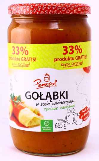 Pamapol Golabki w sosie pomidorowym 8St. x 665g (500g?u)