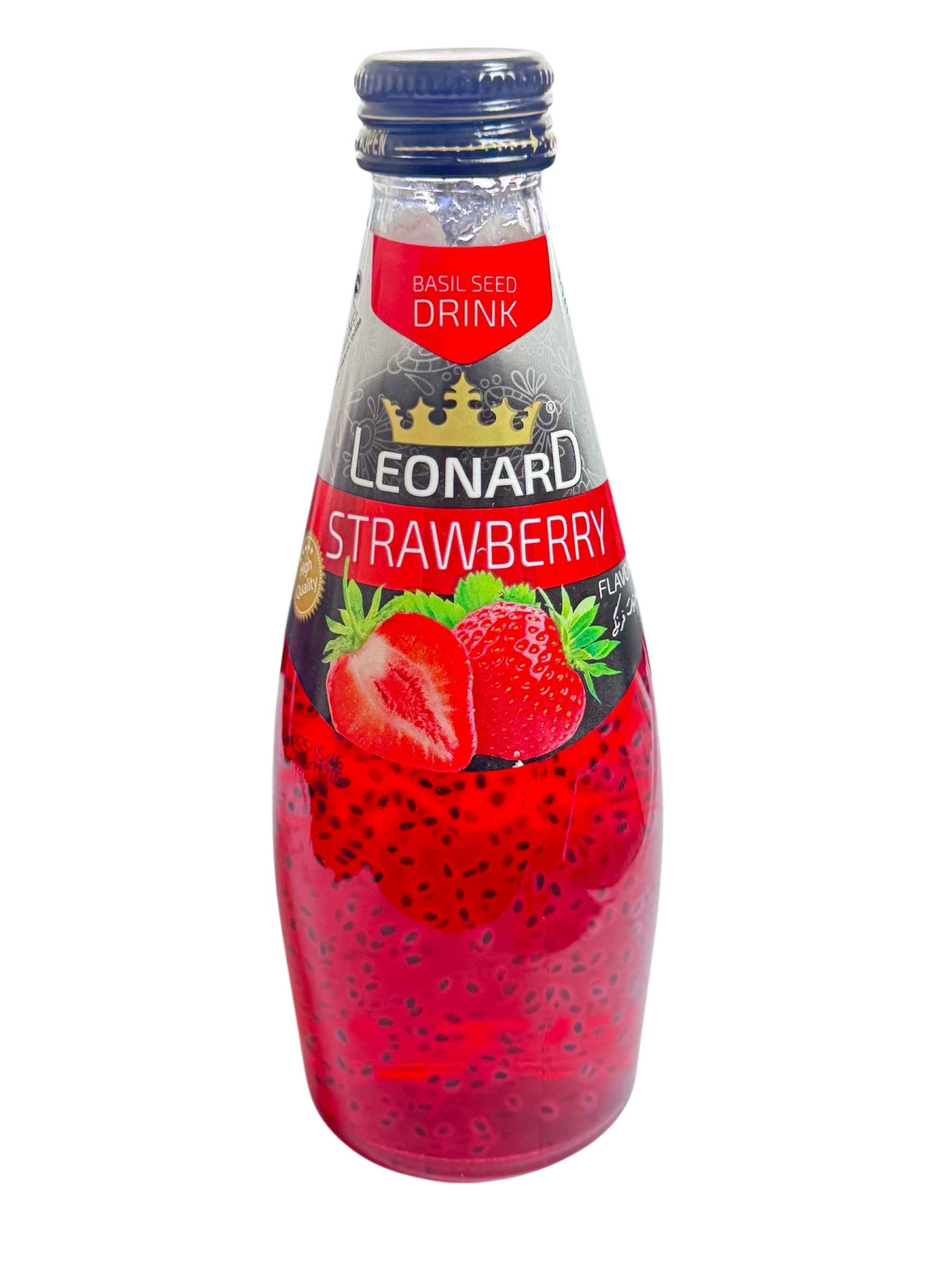 Leorand Strawberry Seed Drink 290ml x 24st ( Erdbeeren Samengetränk)