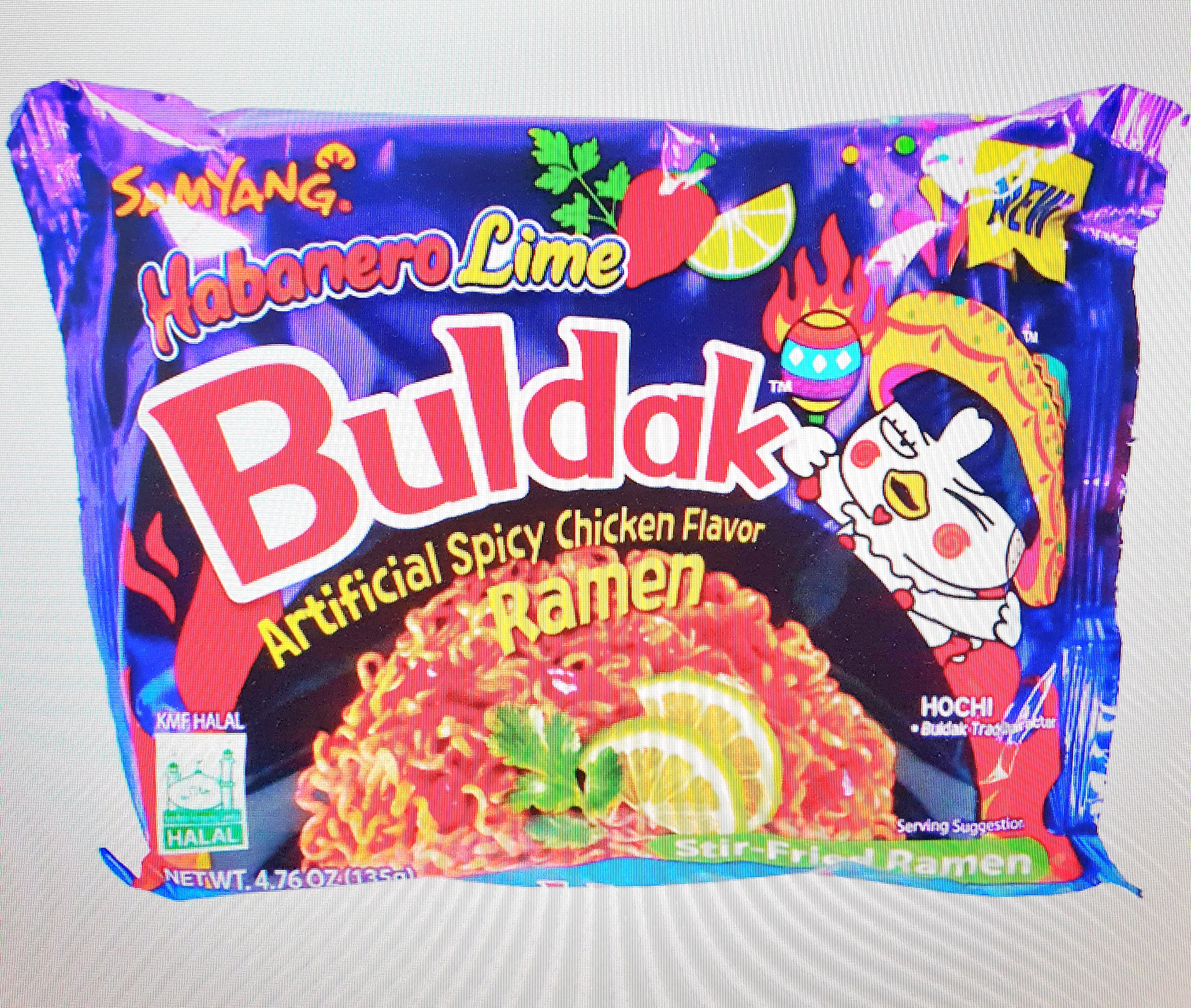 Samyang Buldak Hot Chicken Ramen Habanero Lime 8 x 5 x 135g   4