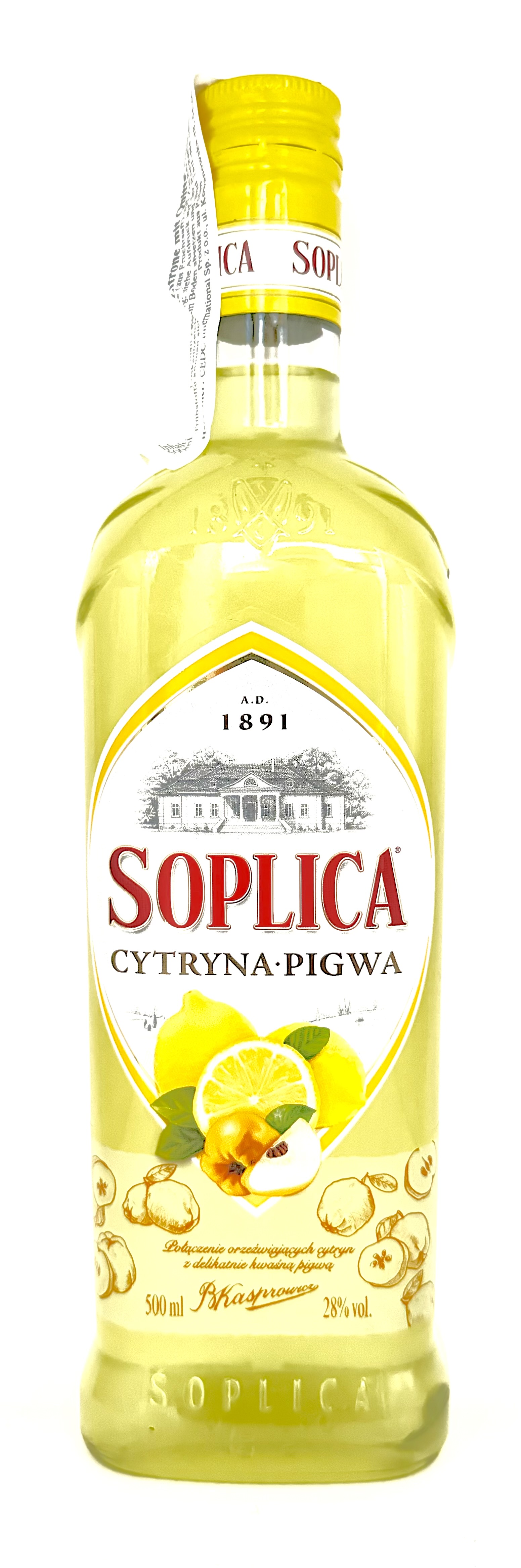 Soplica  Cytryna z Pigwa Likör 28 %vol 0,5 x 15 st
