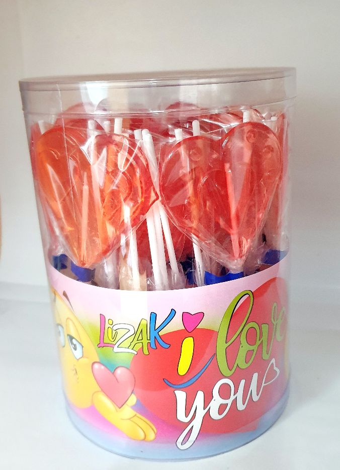Lizak I Love You 40St.x 20 gr  MINI Ewa
