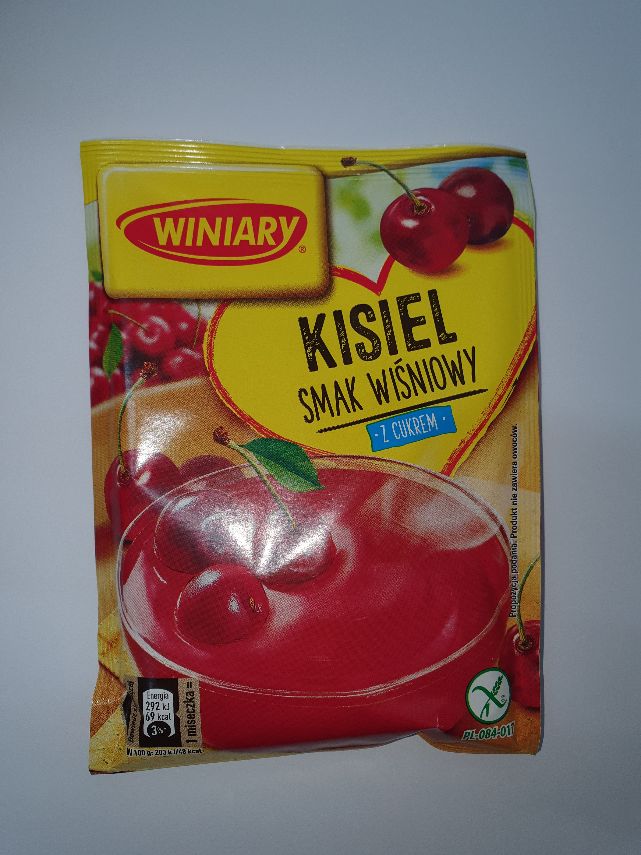 Kisiel o smaku wisniowym z cukru   77 gr x 25 st   Winiary / Dessertpulver