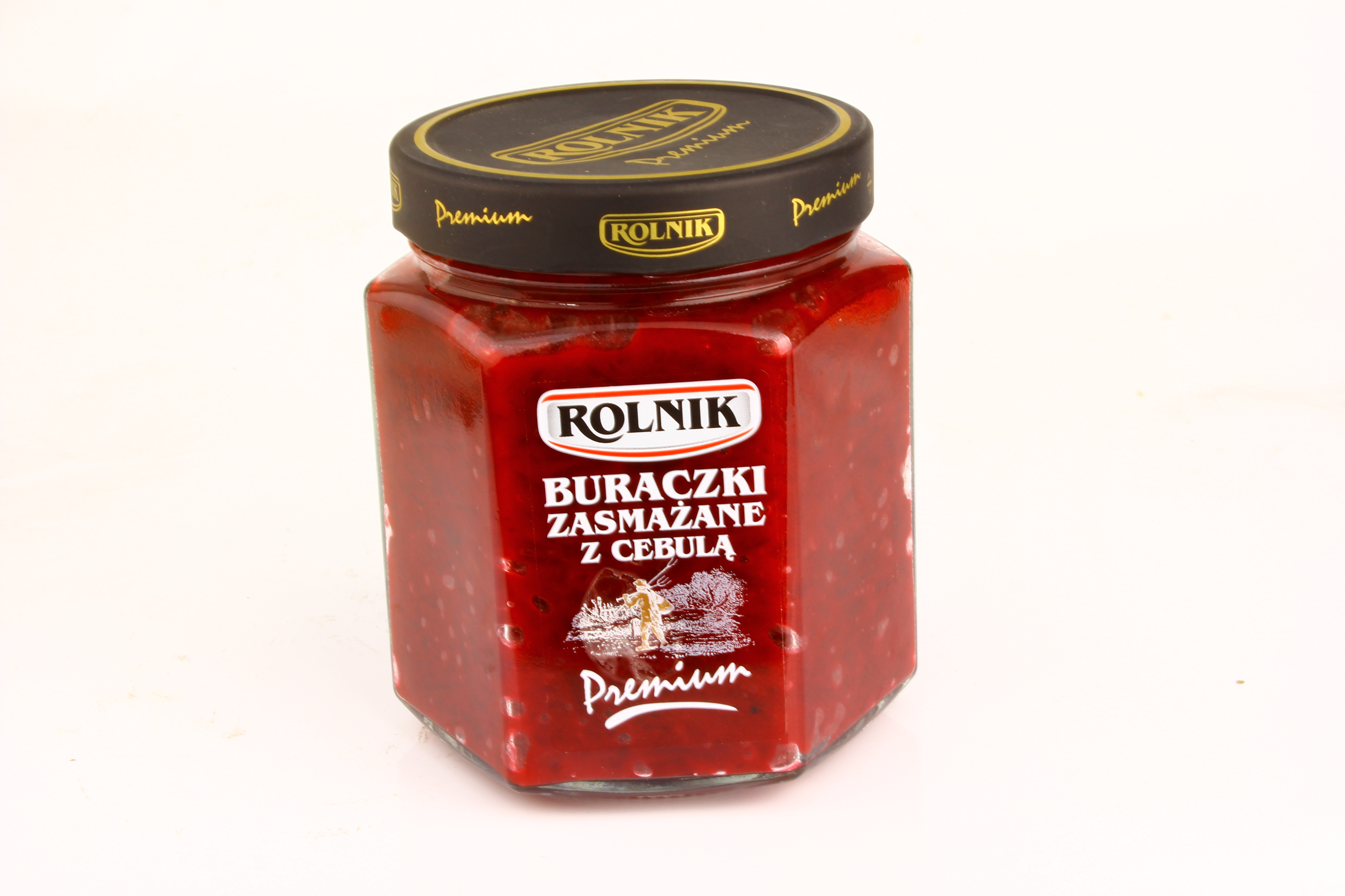 Rolnik Buratschki 540mlx6st  Zasmagany z Zebula ( Rote bete mit Zwiebel )