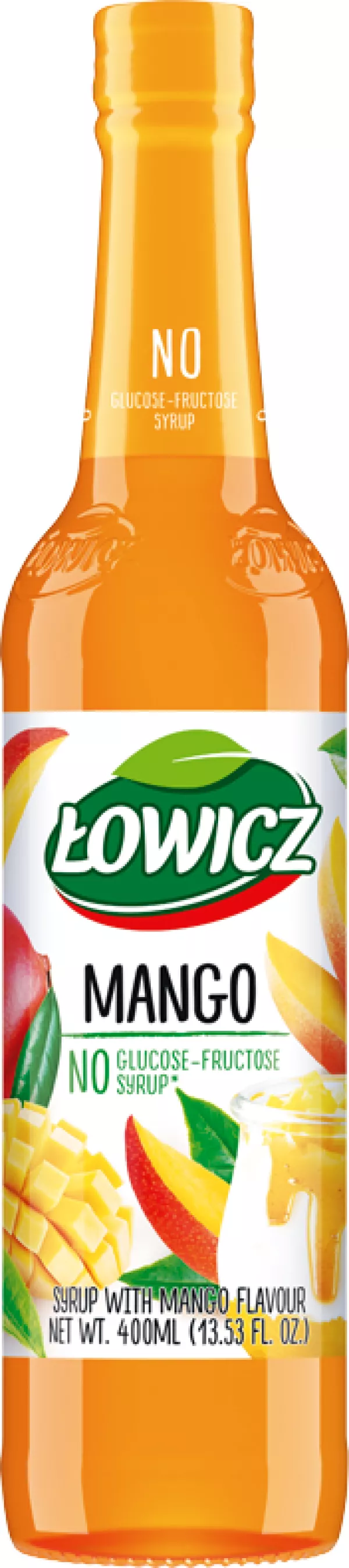 LOWICZ Syrop Mango 6 St. x 400 ml /  (Sirup mit Mangogeshmack)