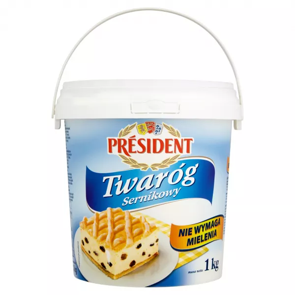 Tworog Preseident in Eimer  1 litr x 6 st   Frischkäse